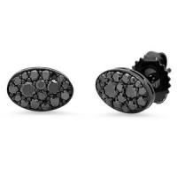 petite diamond cluster studs