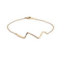 14k gold subway bracelet - upper west side to lower east side