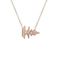 14k gold sounds necklace no. 3 - 