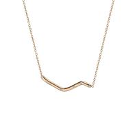 14k gold subway necklace - broadway central park to city hall