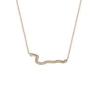 14k gold subway necklace - harlem to south ferry