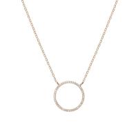 columbus hoop necklace