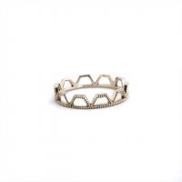 beaded trapezoid eternity ring