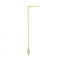 diamond flip earring