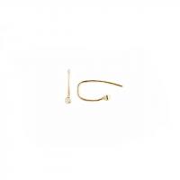 hook earrings w diamonds