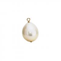 large baroque pearl charm