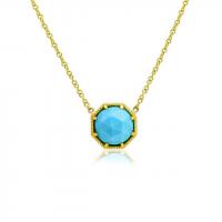 maman crown bezel turquoise necklace