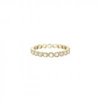 2mm crown bezel diamond eternity ring
