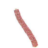 couture morocco diamond and pink tourmaline bracelet