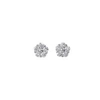 couture anzia diamond flower earrings (large)