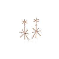 piece star earrings (small)