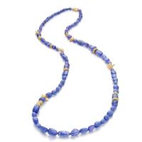 wonderland tanzanite bead necklace