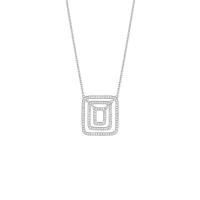 piece swing diamond necklace (small)