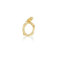 wonderland stackable love bird ring