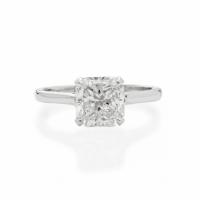 ultimate diamond corporation 2.05 ct radiant g vs1 diamond engagement ring in platinum