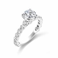 Ultimate Diamond Corporation 1.50 Ct Round I VS2 Diamond Engagement Ring in Platinum