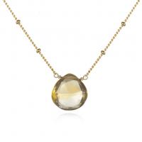 satya gold citrine necklace - brighter than sunshine