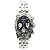 Breitling Chronomat AB0144 Stainless Steel With Black Dial 41mm Mens Watch