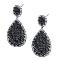 black and white diamond earrings