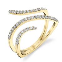 modern diamond fashion ring