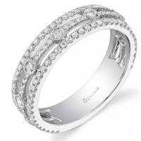 modern round diamond fashion ring