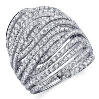 modern diamond fashion ring