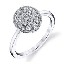 round diamond fashion ring
