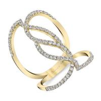 unique yellow gold fashion ring