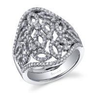 modern diamond fashion ring