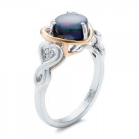 Custom Opal And Diamond Fashion Ring