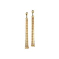 Maria Canale Flapper 18KT Yellow Gold & Diamond Tassel Earrings