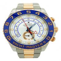 rolex 116681 yacht master ii 18k everose gold & steel 44mm men’s watch