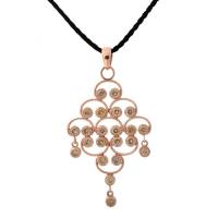 4.55 Carat Colored Diamond Necklace -V005210
