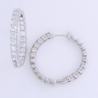 payne anthony jewelers diamond hoop earrings by roberto coin