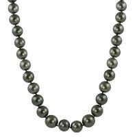 14K White Gold Tahitian Pearl Necklace