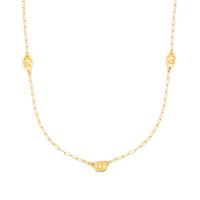 Dinh Van Menottes 18KT Yellow Gold R8 Long Station Necklace