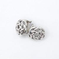 tiffany sterling silver weave earrings