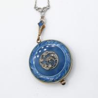 vintage art nouveau pendant watch