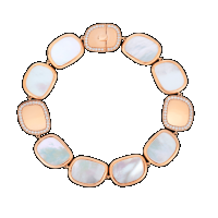 roberto coin bracelet with mother of pearl and diamonds