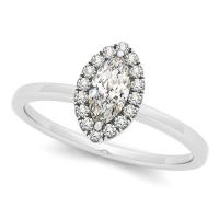 engagement rings halo marquise