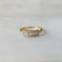 rectangle baguette diamond ring
