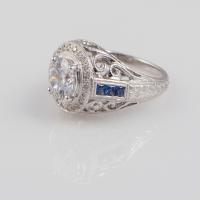 beverley k diamond & sapphire ring