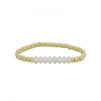 pearl and gold bracelet