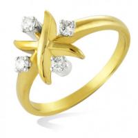diamond ring made in 14k white gold