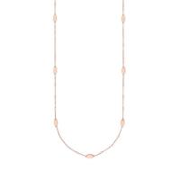franklin long necklace in rose gold