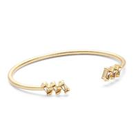 Amaya Gold Cuff Bracelet In Smoky Crystal