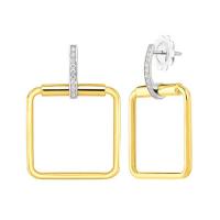 classica parisienne square earrings