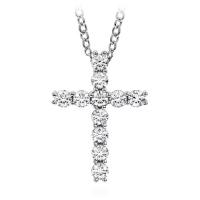WHIMSICAL CROSS PENDANT NECKLACE