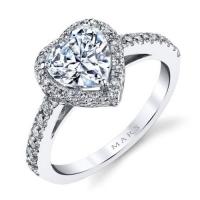 13759 diamond engagement ring 0.42 ctw.