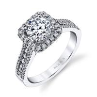 25126 Diamond Engagement Ring 0.52 Ctw.